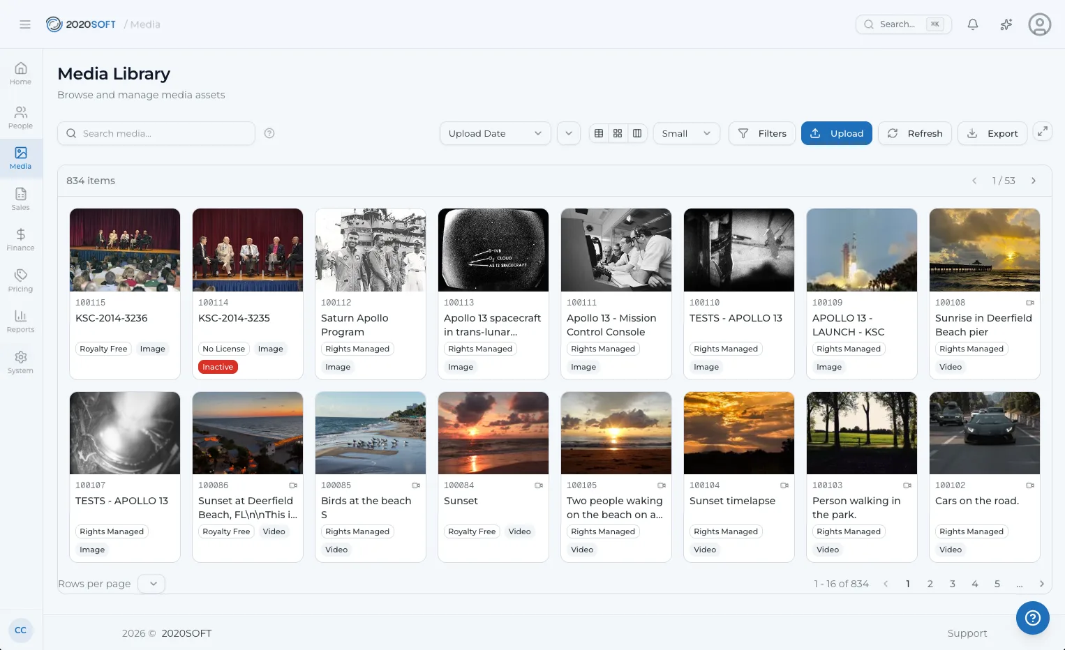 2020SOFT Media Library — browse, search, and manage your digital assets